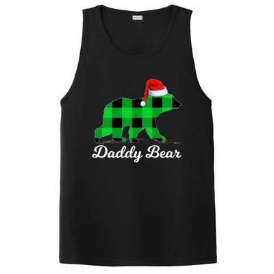 Family Matching Buffalo Plaid Daddy Bear Christmas Pajama Gift PosiCharge Competitor Tank