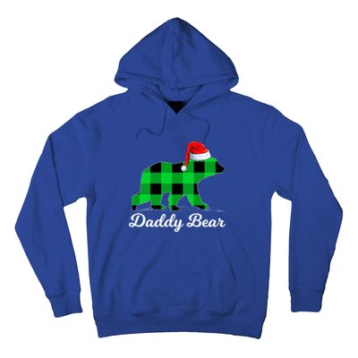 Family Matching Buffalo Plaid Daddy Bear Christmas Pajama Gift Hoodie