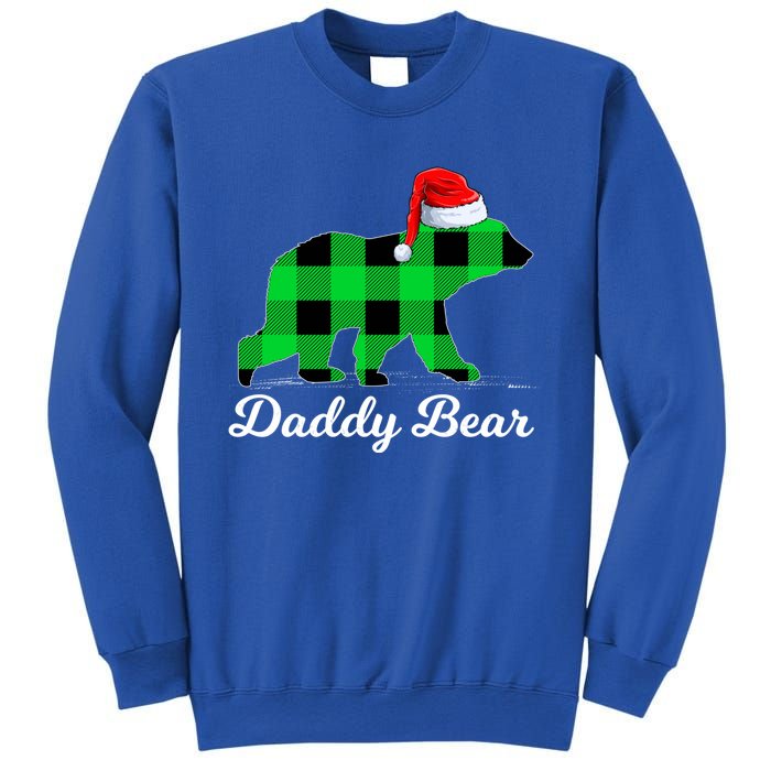 Family Matching Buffalo Plaid Daddy Bear Christmas Pajama Gift Sweatshirt