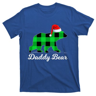 Family Matching Buffalo Plaid Daddy Bear Christmas Pajama Gift T-Shirt