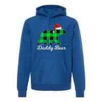 Family Matching Buffalo Plaid Daddy Bear Christmas Pajama Gift Premium Hoodie