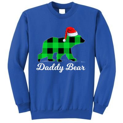 Family Matching Buffalo Plaid Daddy Bear Christmas Pajama Gift Tall Sweatshirt