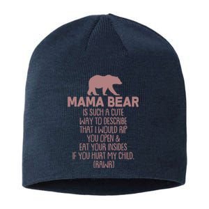 Funny Mama Bear Rawr Sustainable Beanie