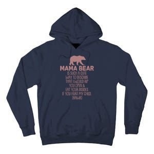 Funny Mama Bear Rawr Tall Hoodie