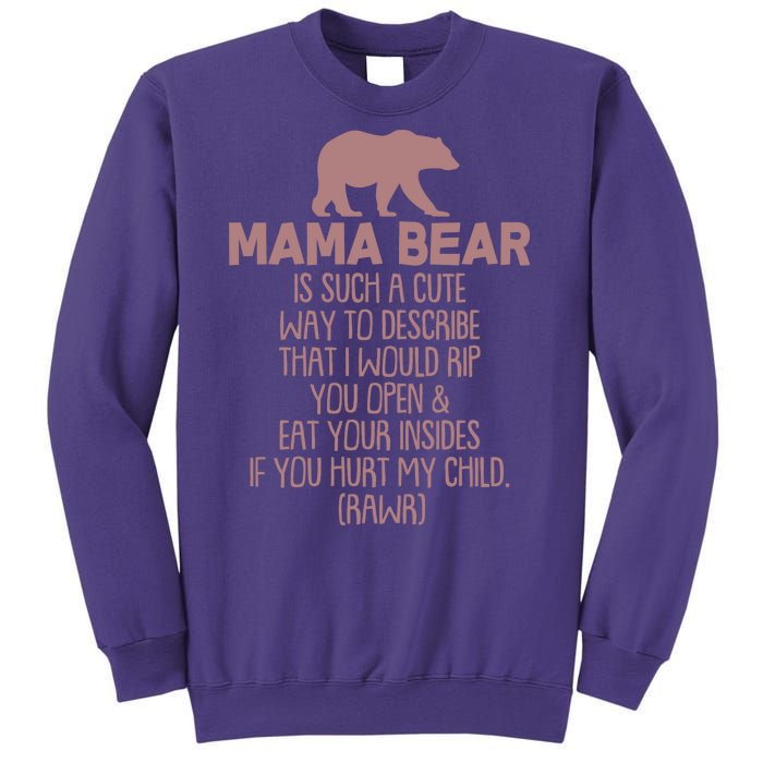 Funny Mama Bear Rawr Sweatshirt