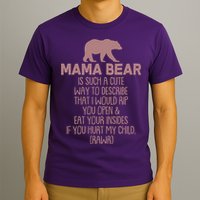 Funny Mama Bear Rawr T-Shirt