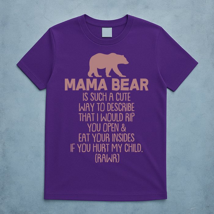 Funny Mama Bear Rawr T-Shirt
