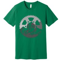 Funny Mountain Biking Art For Men Women MTB Mountain Biker Premium T-Shirt