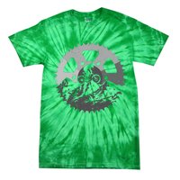 Funny Mountain Biking Art For Men Women MTB Mountain Biker Tie-Dye T-Shirt