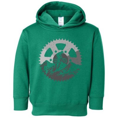 Funny Mountain Biking Art For Men Women MTB Mountain Biker Toddler Hoodie