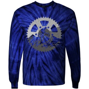 Funny Mountain Biking Art For Men Women MTB Mountain Biker Tie-Dye Long Sleeve Shirt