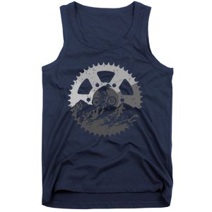 Funny Mountain Biking Art For Men Women MTB Mountain Biker Tank Top