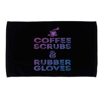 Funny Medical : Coffee Scrubs And Rubber Gloves Gift Microfiber Hand Towel