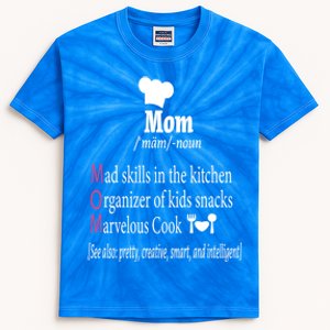 Funny Mom Cook Mother Definition Great Gift Mother's Day Funny Gift Kids Tie-Dye T-Shirt