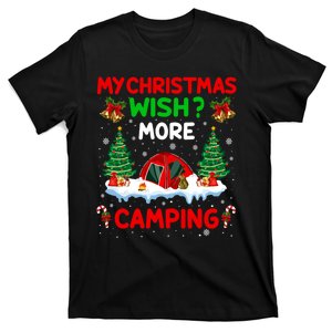 Funny My Christmas Wish More Camping RV Christmas Gift T-Shirt