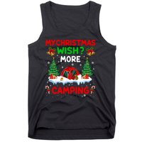 Funny My Christmas Wish More Camping RV Christmas Gift Tank Top