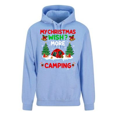 Funny My Christmas Wish More Camping RV Christmas Gift Unisex Surf Hoodie