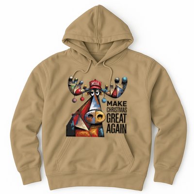Funny Make Christmas Great Again Moose Trump Election Win Hoodie