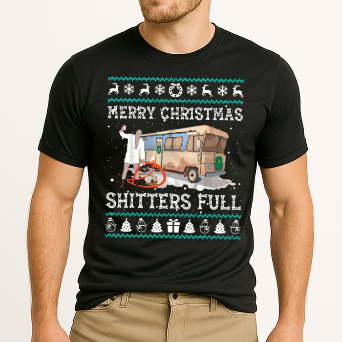 Funny Merry Christmas Shitters Full Sweater Ugly Performance Shirt