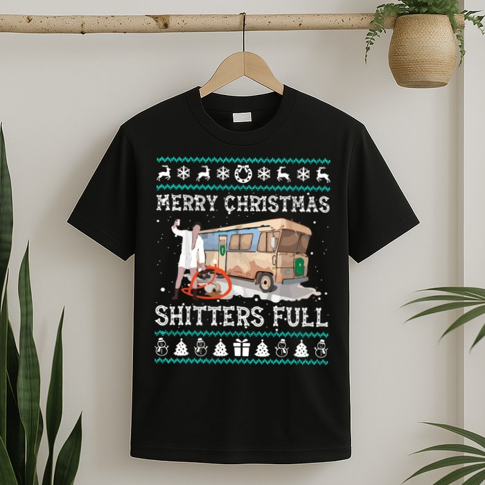Funny Merry Christmas Shitters Full Sweater Ugly T-Shirt