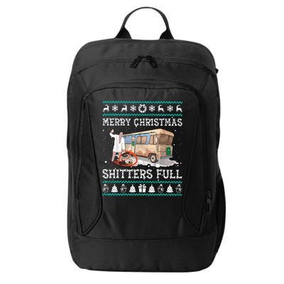 Funny Merry Christmas Shitters Full Sweater Ugly City Backpack