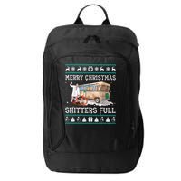 Funny Merry Christmas Shitters Full Sweater Ugly City Backpack