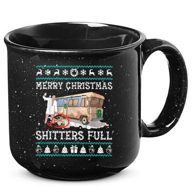Funny Merry Christmas Shitters Full Sweater Ugly 15oz Campfire Ceramic Mug
