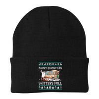 Funny Merry Christmas Shitters Full Sweater Ugly Beanie