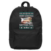 Funny Merry Christmas Shitters Full Sweater Ugly 16 in Basic Backpack