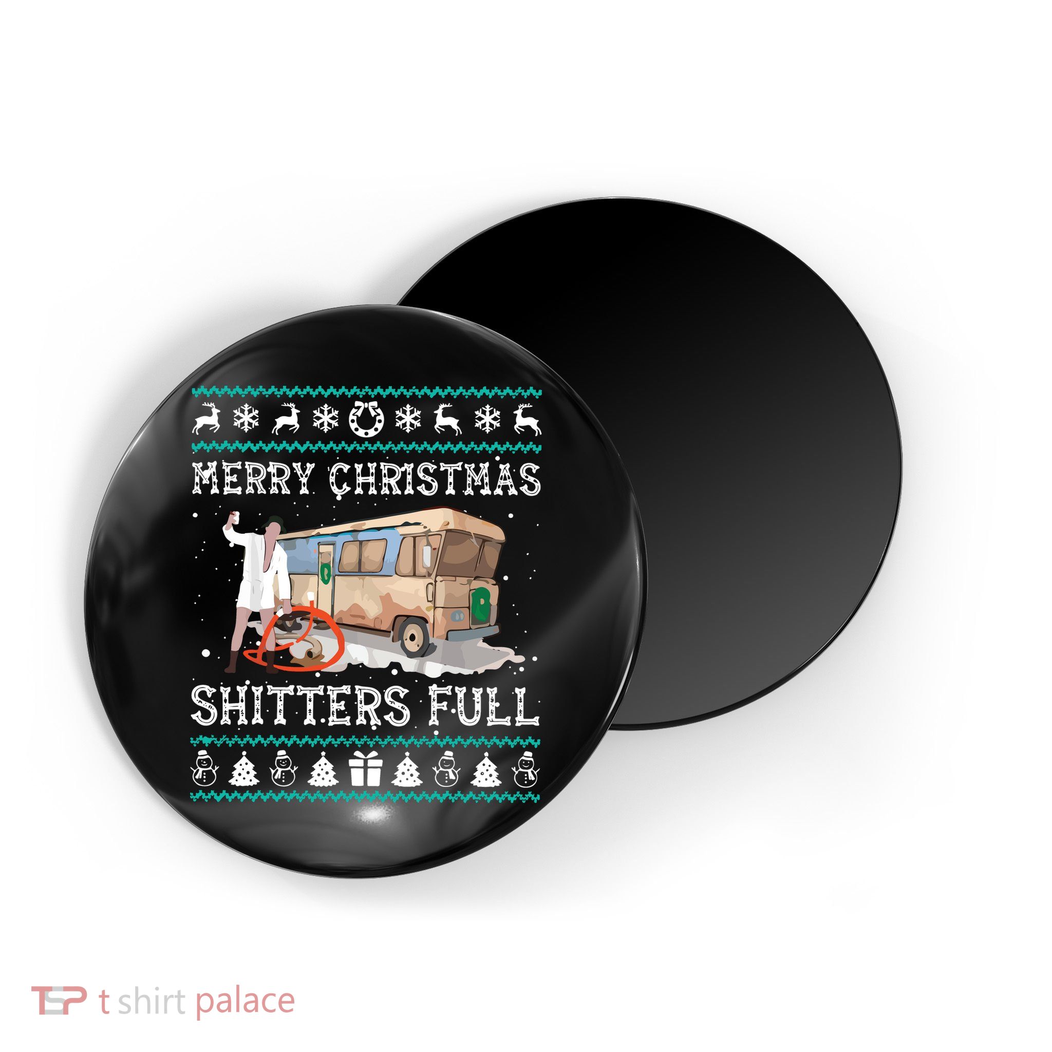 Funny Merry Christmas Shitters Full Sweater Ugly Magnet