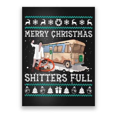 Funny Merry Christmas Shitters Full Sweater Ugly Poster