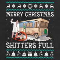 Funny Merry Christmas Shitters Full Sweater Ugly 25L Jumbo Tote