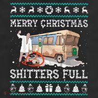 Funny Merry Christmas Shitters Full Sweater Ugly Trucker Hat