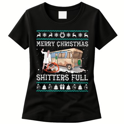 Funny Merry Christmas Shitters Full Sweater Ugly Womens T-Shirt