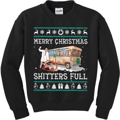 Funny Merry Christmas Shitters Full Sweater Ugly Kids Sweatshirt