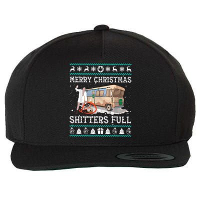 Funny Merry Christmas Shitters Full Sweater Ugly Wool Snapback Cap