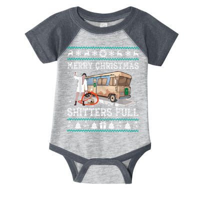 Funny Merry Christmas Shitters Full Sweater Ugly Infant Baby Jersey Bodysuit