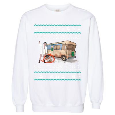 Funny Merry Christmas Shitters Full Sweater Ugly Garment-Dyed Sweatshirt