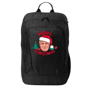 Funny Merry Christmas Trump Humorous Christmas Celebration City Backpack