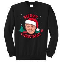 Funny Merry Christmas Trump Humorous Christmas Celebration Tall Sweatshirt