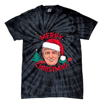 Funny Merry Christmas Trump Humorous Christmas Celebration Tie-Dye T-Shirt