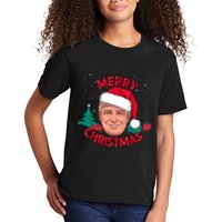 Funny Merry Christmas Trump Humorous Christmas Celebration Kids T-Shirt