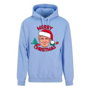 Funny Merry Christmas Trump Humorous Christmas Celebration Unisex Surf Hoodie