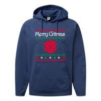 Funny Merry Critmas Christmas D20 Rpg Board Game Role Performance Fleece Hoodie