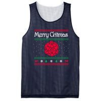 Funny Merry Critmas Christmas D20 Rpg Board Game Role Mesh Reversible Basketball Jersey Tank