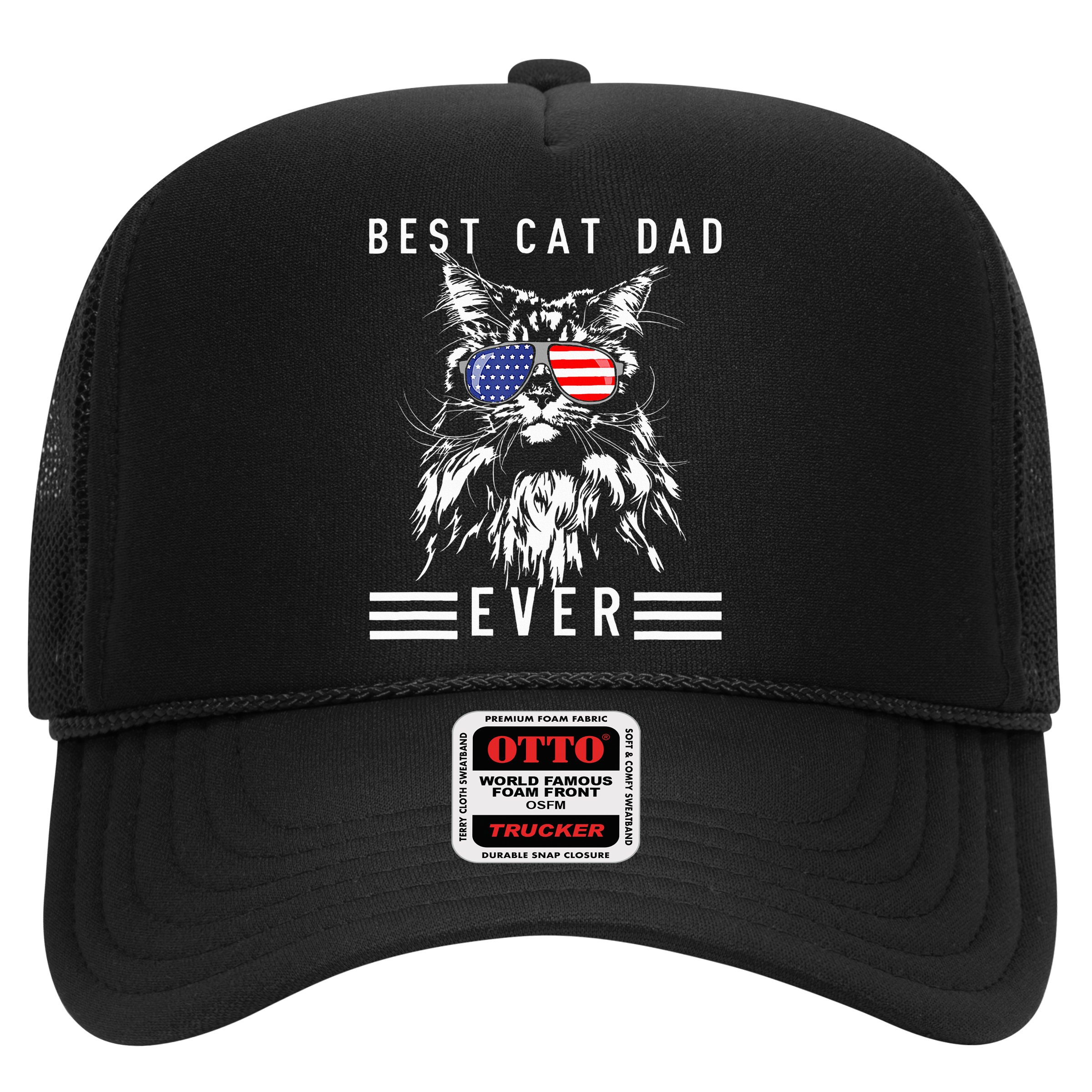 Funny Maine Coon Cat Best Cat Dad Ever Funny Cat Maine Coon Hat