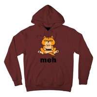 Funny Meh Cat Video Game Gift For Cat Lovers Hoodie