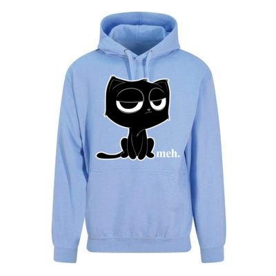 Funny Meh Cat Cool Gift Cute Kitty Cat Hooded Cool Gift Funny Gift Unisex Surf Hoodie