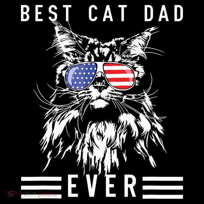 Funny Maine Coon Cat Best Cat Dad Ever Funny Cat Maine Coon Flatbill Hat