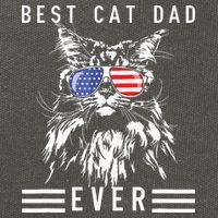 Funny Maine Coon Cat Best Cat Dad Ever Funny Cat Maine Coon Cotton Canvas Backpack